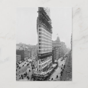 Carte Postale Construction du Flatiron Building, 1902