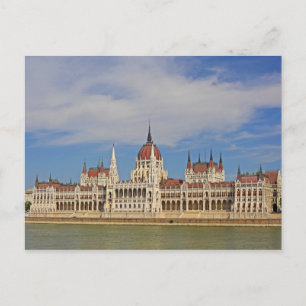Carte Postale Construction du Parlement de Budapest, Hongrie