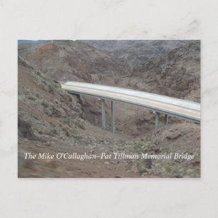 Carte Postale Construction du pont de dérivation du barrage Hoov