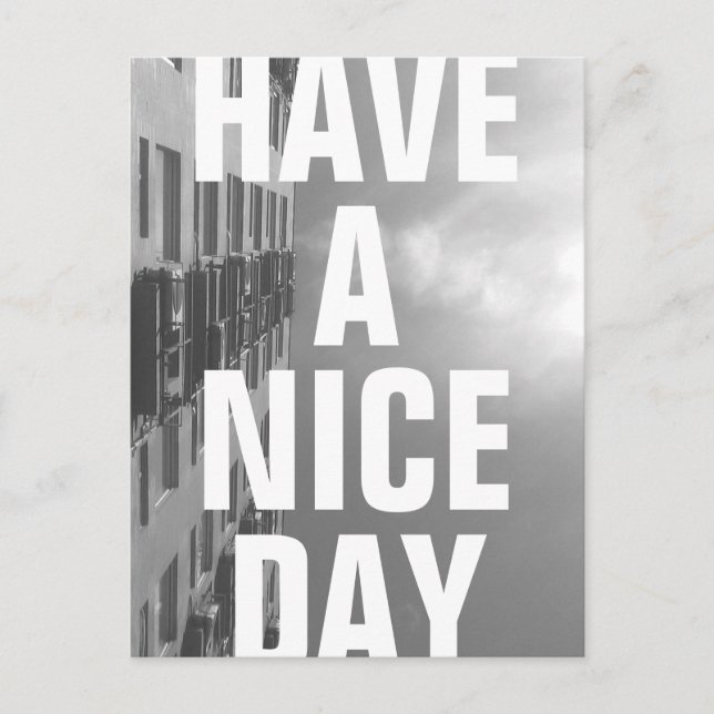 Carte Postale Construction&Sky (Devant)