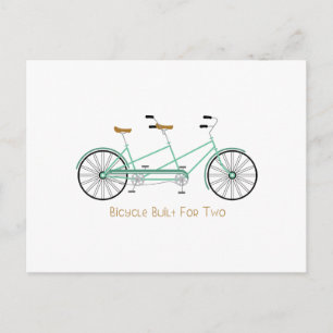 Carte Postale Construit pour deux