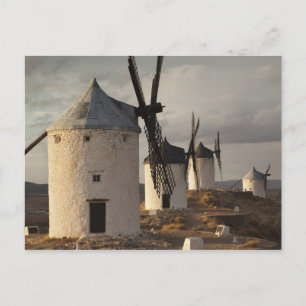 Carte Postale Consuegra, antique La Mancha windmills