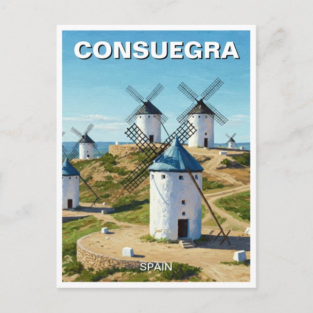 Carte Postale Consuegra Espagne Travel (Devant)