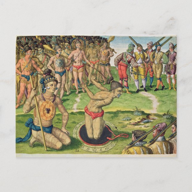Carte Postale Consultation d'un sorcier, de 'Brevis Narratio' (Devant)