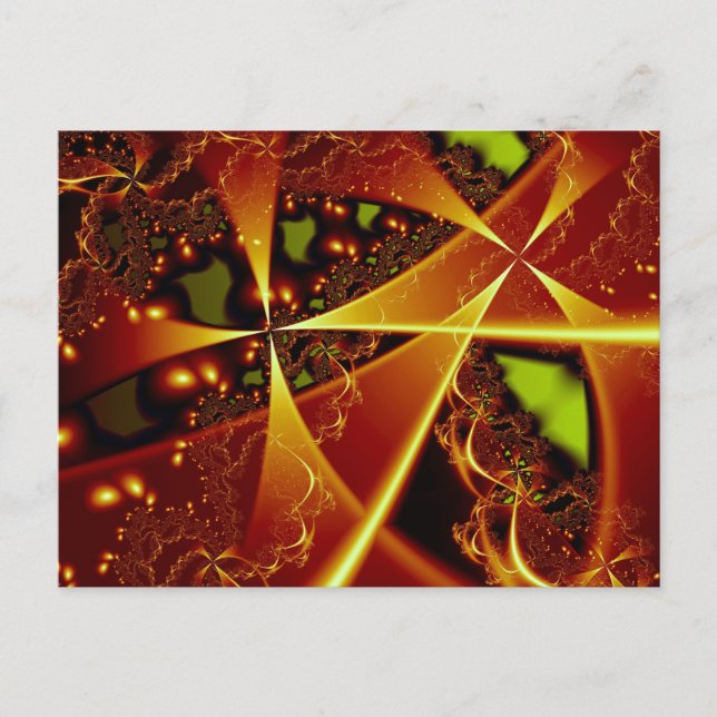 Carte Postale Contact Fractal Art (Devant)