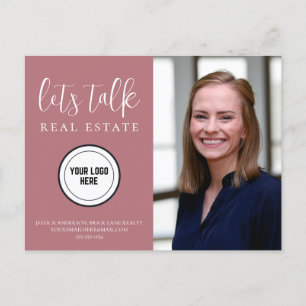 Carte Postale Contact professionnel Info photo Immobilier