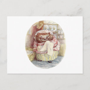 Carte Postale Conte vintage de Mme Tiggy Winkle Rustic Cottage