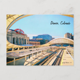 Carte Postale Contemporain Look of Union Station, Denver, CO #2
