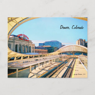 Carte Postale Contemporain Look of Union Station, Denver, CO #2