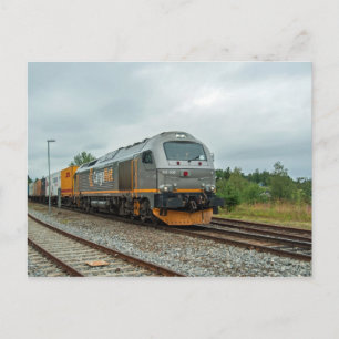 Carte Postale Contendeur norvégien transporté au diesel