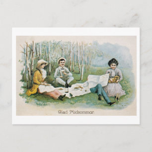 Carte Postale Content Midsommar !