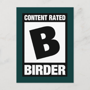 Carte Postale Contenu noté B : Birder