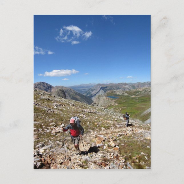 Carte Postale Continental Divide - sentier du Colorado (Devant)