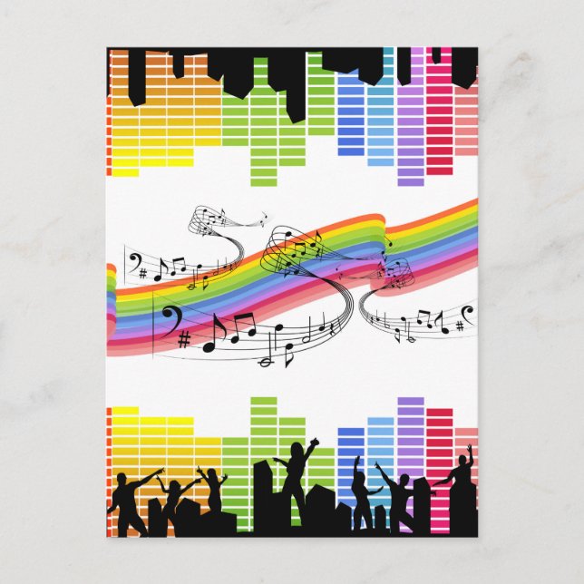 Carte Postale Continuez à danser (Devant)