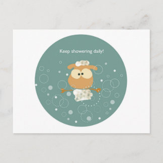 Carte Postale Continuez à vous doucher tous les jours !