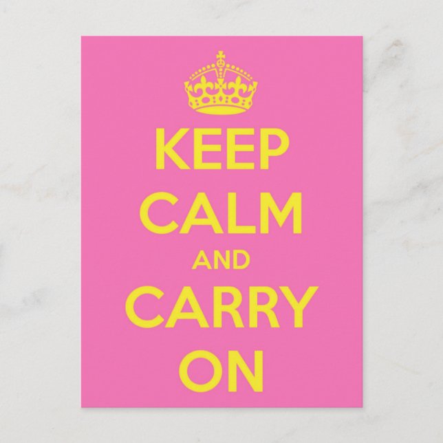 Carte Postale Continuez Bubblegum et soleil (Devant)