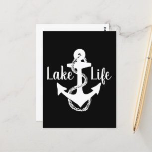 Carte Postale CONTRAINTE DE LAKE nautique recto verso LIFE + ANC