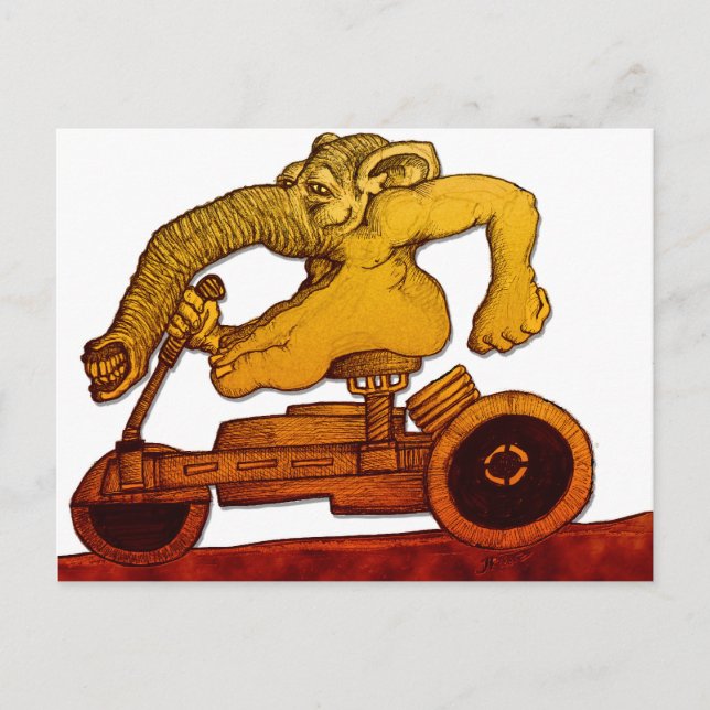 Carte Postale Contraption de montage (Devant)