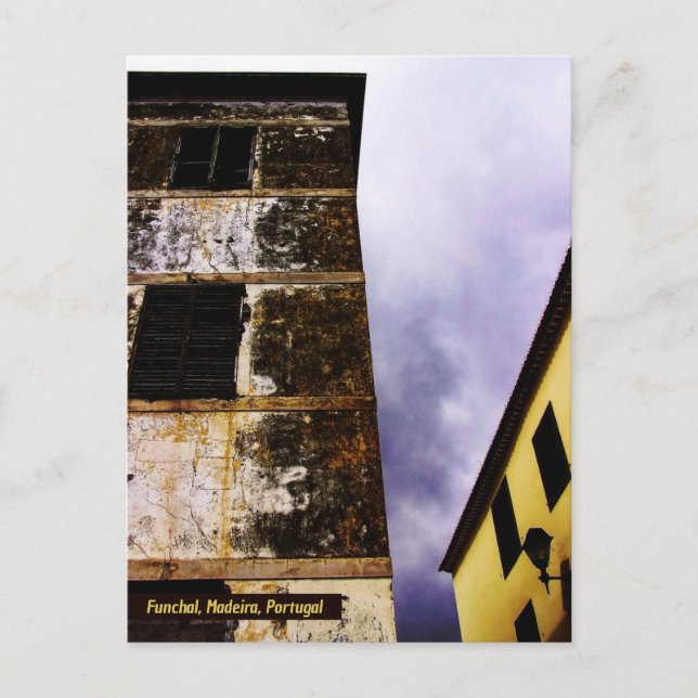 Carte Postale Contraste : Funchal, Madère (Portugal) (Devant)