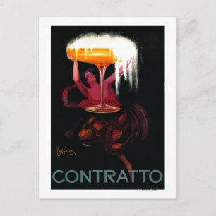 Carte Postale Contrat Vintage PosterEurope