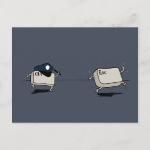 Carte Postale Contrôle/fuite