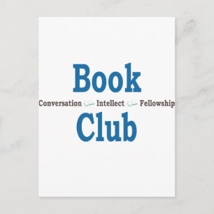 Carte Postale Conversation du club de livres