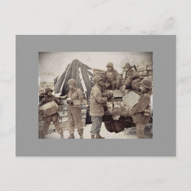 Carte Postale Convoi d'approvisionnement de l'Express Red Ball (Devant)