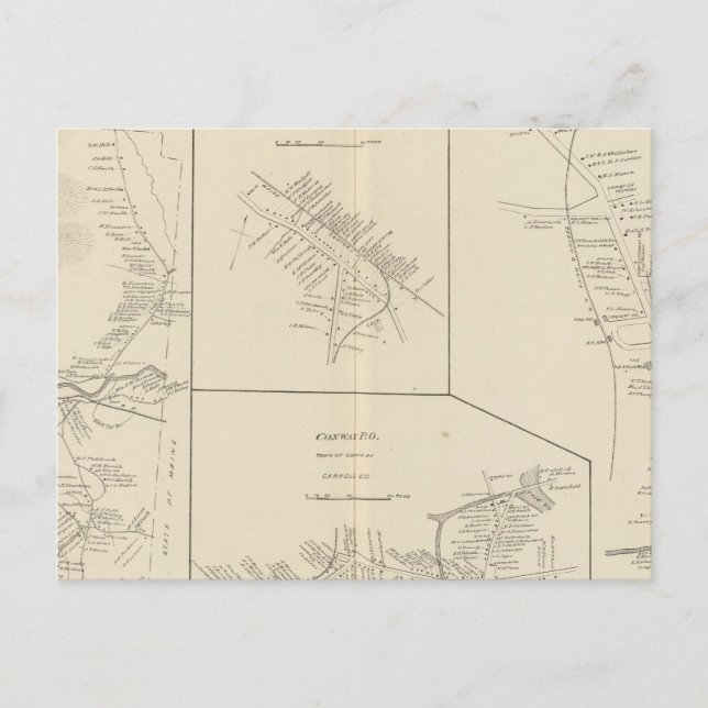 Carte Postale Conway, N Conway PO (Devant)