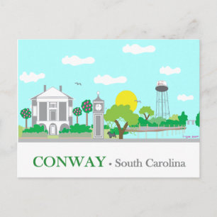 Carte Postale Conway, SC - Charme