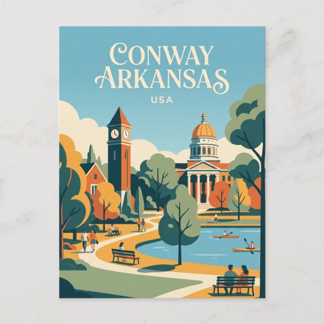 Carte Postale Conway USA (Devant)