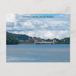 Carte Postale Conwy Castle, Pays de Galles du Nord, Royaume-Uni,