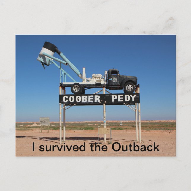 Carte Postale Coober Pedy Outback Australie Souvenir Photo (Devant)