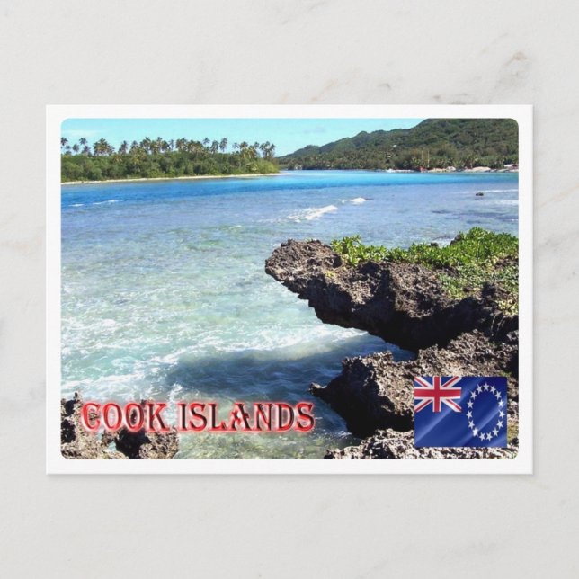 Carte Postale Cook Islands - Rarotonga Beach - (Devant)