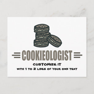 Carte Postale Cookie drôle