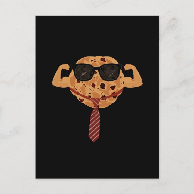 Carte Postale Cookie dur - Cool (Devant)