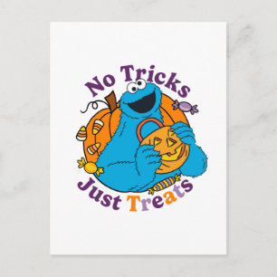 Carte Postale Cookie Monster   Pas de farces, juste des friandis
