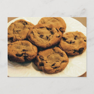 CARTE POSTALE COOKIES À CHOCOLAT