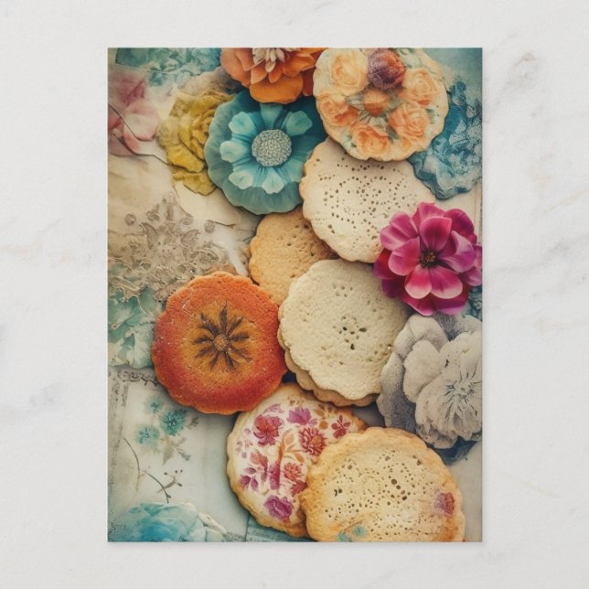 Carte Postale Cookies au Sucre (Devant)