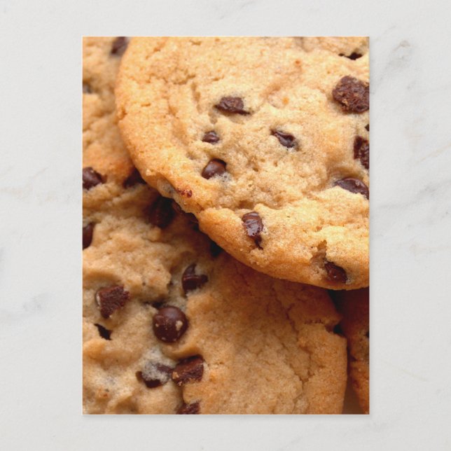 Carte Postale Cookies de chips au chocolat (Devant)