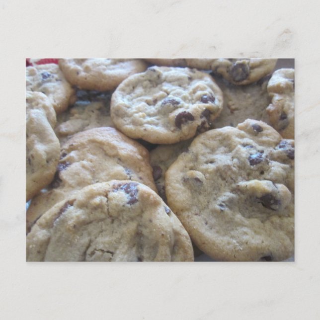 Carte Postale Cookies de chips au chocolat (Devant)