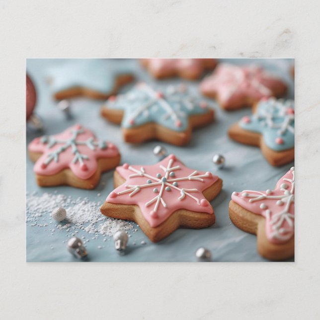 Carte Postale Cookies de sucre de Noël (Devant)