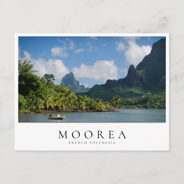 Carte Postale Cook's Bay, Moorea in French Polynesia (Devant)