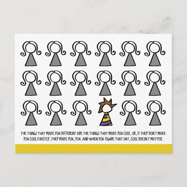 Carte postale cool (Devant)