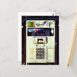 Carte Postale COOL Abandon du téléphone payant