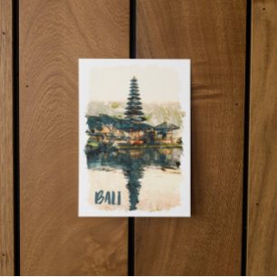 Carte Postale Cool Bali Indonésie Asie Ulun Danu Beratan Temple