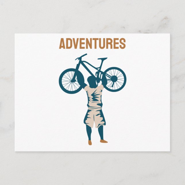 Carte Postale Cool Biker (Devant)