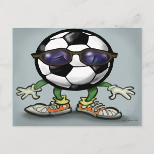 Carte Postale Cool de football
