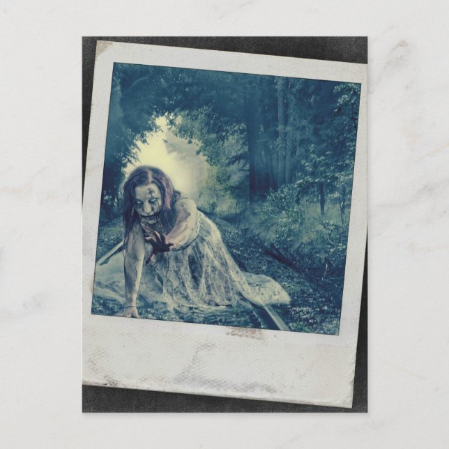 Carte Postale Cool fille Zombie (Devant)