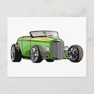 Carte Postale Cool Hot Rod Roadster