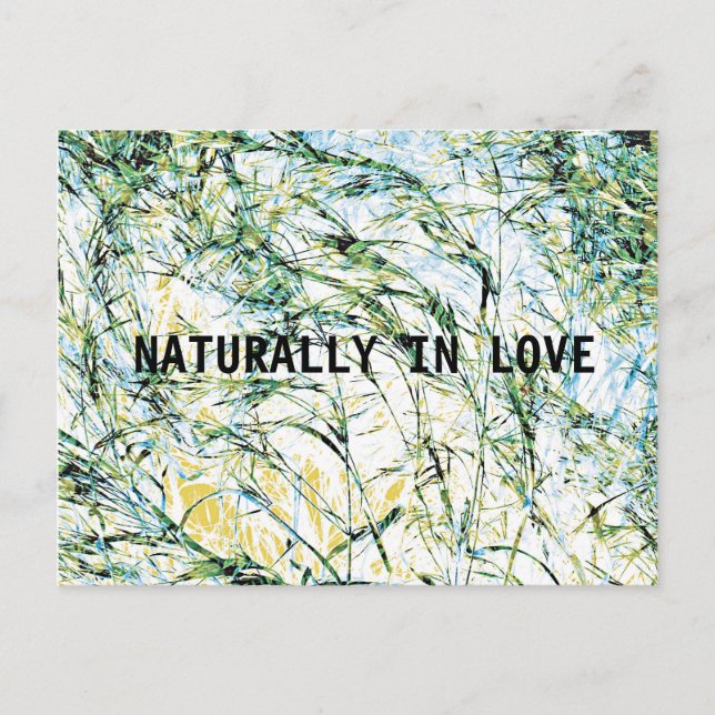 Carte Postale Cool moderne unique naturellement dans le design d (Devant)